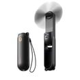 thumbnail image 1 of JISULIFE Portable Mini Fan, Rechargeable Handheld Fan, 19Hrs Runtime with Flashlight & Power Bank, 3 IN 1 Foldable Pocket Fan for Travel, Office, Gift for Women -Black, 1 of 8