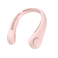 thumbnail image 1 of JISULIFE Portable Neck Fan, Wearable Fan, Bladeless Fan Hands-Free Cooling, Quiet 25dB, 5 Speeds, 16H Battery Life, Ideal for Indoor/Outdoor, Gift for Women, Men - Pink, 1 of 10