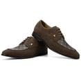 thumbnail image 1 of JITAI Men Dress Leather Shoes Men's Oxford Shoes Brown Size 9, 1 of 6