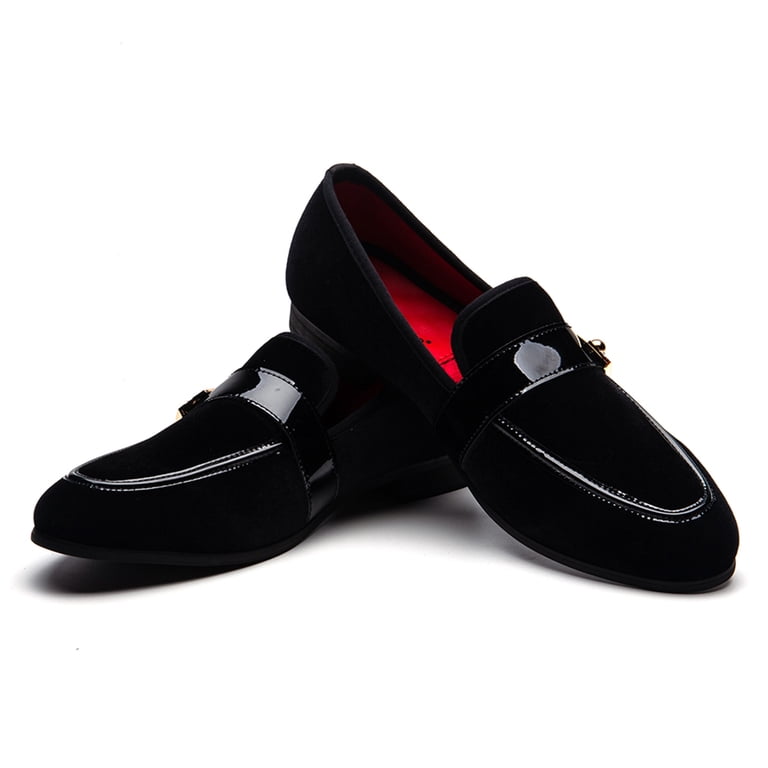 JITAI Mens Penny Loafers Dress Loafer Shoes for Men Black  display picture 1
