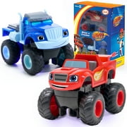 JitteryGit Blaze and the Monster Machines Monster Truck Turbo Racers - Nickelodeon Official Toy for Kids Ages 3 8