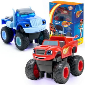 JitteryGit Blaze and the Monster Machines Monster Truck Turbo Racers - Nickelodeon Official Toy for Kids Ages 3–8