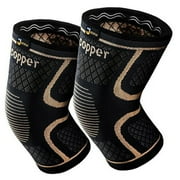 JIUFENTIAN Arthritis Knee Brace Copper Compression Support Sleeves for Women Men Knee Pain Relief