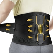 JIUFENTIAN Back Braces for Lower Back Pain Back Support with Support System Women Men Lumbar Support for Sciatica, Herniated Disc, Scoliosis-2XL