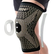 JIUFENTIAN Copper Knee Braces for Arthritis Knee Pain Knee Supports Compression Sleeves for Men and Women-XL