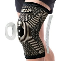 JIUFENTIAN Copper Knee Braces for Arthritis Knee Pain Knee Supports Compression Sleeves for Men and Women-L