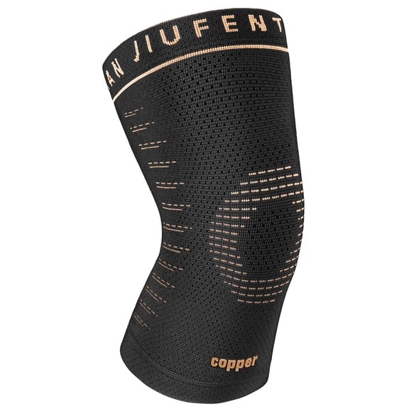 JIUFENTIAN Copper Knee Sleeve,Copper Knee Braces for Women and Men Arthritis,ACL, Tendinitis, Meniscus Tear, Joint Pain Relief, Running, Working Out, Fitness, Weightlifting-M