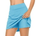 thumbnail image 1 of JIUKE 2 in 1 Skorts for Women Belly Control High Waisted Athletic Tennis Skirts Workout Yoga Shorts, 1 of 8