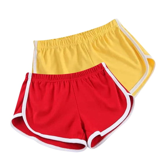 JIUKE 2PC Gym Shorts Women High Waist Workout Athletic Shorts Running Yoga Color Block Casual Summer Shorts