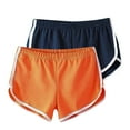 thumbnail image 1 of JIUKE 3 Pack Yoga Shorts Women High Waist Workout Athletic Shorts Running Color Block Gym Casual Summer Shorts, 1 of 2