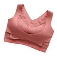 thumbnail image 1 of JIUKE Bras for Women No Underwire Full Coverage Lace Bras Breathable Push up Bras Comfy Solid Color Everyday Bras Size L, 1 of 2