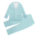 thumbnail image 1 of JIUKE Christms Pajamas for Family Satin Pajamas Button down Sleepwear Long Sleeve Comfy Loungewear Matching Sets, 1 of 4