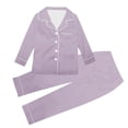thumbnail image 1 of JIUKE Christms Pajamas for Family Satin Pajamas Button down Sleepwear Long Sleeve Comfy Loungewear Matching Sets, 1 of 4
