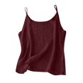 thumbnail image 1 of JIUKE Cotton Linen Tank Tops for Women Loose Fitted Summer Tops Spaghetti Sleeveless Casual Oversized Camisoles, 1 of 6