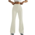 thumbnail image 1 of JIUKE Flare Leggings for Women High Waisted Yoga Pant Bootcut Wide Leg Solid Color Workout Gym Trousers Size M, 1 of 4