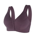 thumbnail image 1 of JIUKE Front Closure Bras for Women Push up No Underwire Sleep Bralettes Full Support T-Shirt Bras Multicolor 3XL, 1 of 3