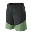 thumbnail image 1 of JIUKE Gym Shorts for Men Summer Athletic Color Block Workout Shorts Elastic Waisted Running Shorts, 1 of 3