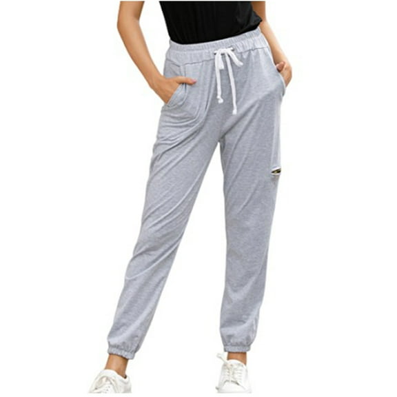 JIUKE Joggers for Women Lightweight Quick Dry Sweatpants Drawstring Soft Workout Yoga Lounge Pants