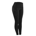 thumbnail image 1 of JIUKE Leggings for Women Belly Control Butt Lifting Yoga Pants Workout High Waist Tights with Pockets, 1 of 9