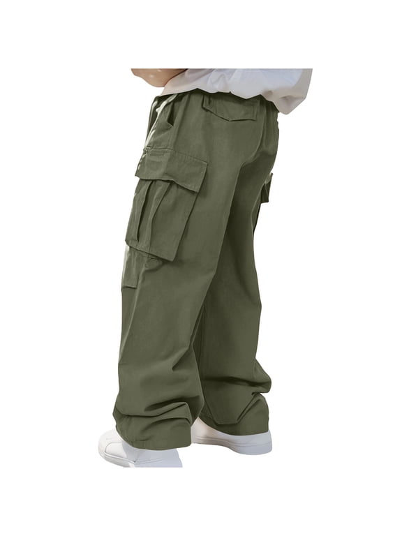 Mens Cargo Pants Casual Baggy Lightweight Comfy Sport Athletic Travel Fashion Trousers with Pocket