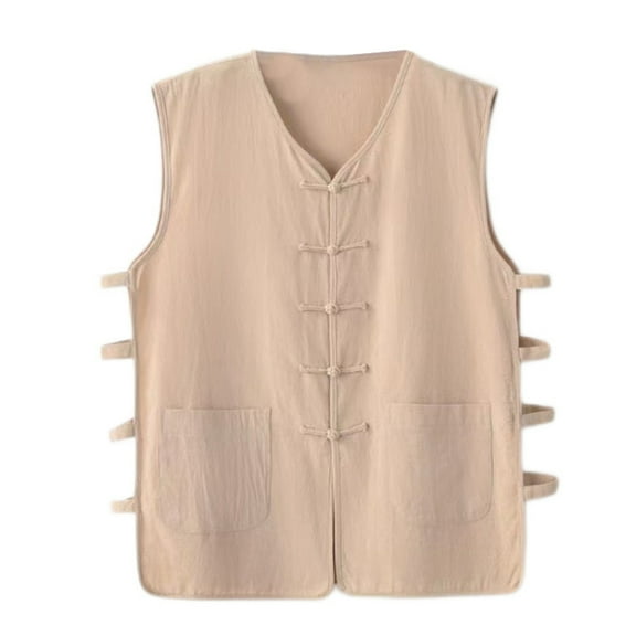 JIUKE Mens Plus Size Tank Tops Sleeveless V Neck T-Shirts Solid Color Summer Vests Loose Fitted Basic Tees