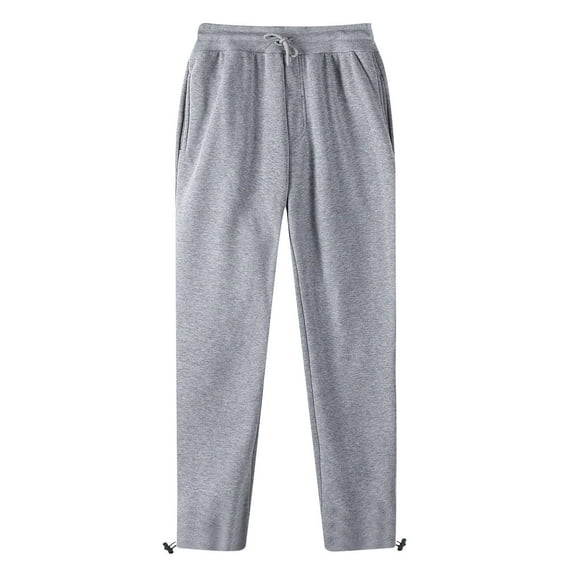 JIUKE Mens Sweatpants Lounge High Waist Jogger Pants Baggy Straight Leg Unisex Leisure Solid Color Workout Trouser