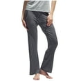 thumbnail image 1 of JIUKE Pajamas Pants for Women Drawstring High Waisted Casual Lounge Pants Wide Leg Soft Comfy Sleep Bottoms, 1 of 3