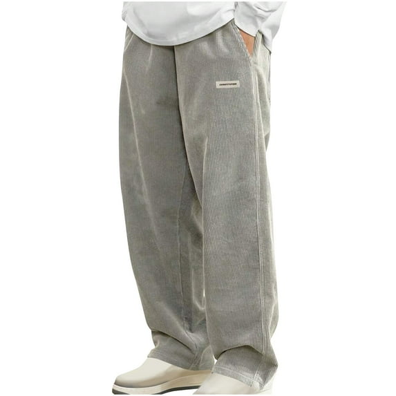 JIUKE Pants for Men Spring Casual High Waisted Straight Leg Lounge Pants Solid Color Fashion Comfy Trousers