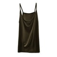 thumbnail image 1 of JIUKE Plus Size Camisole Tops for Women Spaghetti Strap Sleeveless Undershirts Scoop Neck Pjs Tank Tops Home Wear, 1 of 7