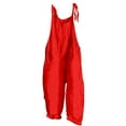 thumbnail image 1 of JIUKE Plus Size Jumpsuits for Women Spaghetti Strap Sleeveless Rompers Scoop Neck Long 1 Piece Outfits Overalls, 1 of 5