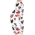 thumbnail image 1 of JIUKE Plus Size Pajama Pants for Women Elastic Waisted Wide Leg Comfy Loose Loungewear Printed Pjs Bottoms, 1 of 4