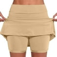 thumbnail image 1 of JIUKE Plus Size Skorts for Women 2 in 1 Tennis Skirts with Shorts Workout Running Athletic Gym Skorts with Pockets, 1 of 5