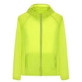 thumbnail image 1 of JIUKE Rain Jackets Women Sun Protection Full Zip up Long Sleeve Shirts Unisex Lightweight Hiking Jackets Size 3XL, 1 of 8