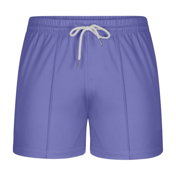 JIUKE Running Shorts for Men Drawstring High Waisted Athletic Sweat Gym Shorts Solid Color Lightweight Workout Shorts