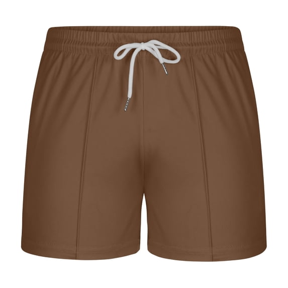 JIUKE Running Shorts for Men Drawstring High Waisted Athletic Sweat Gym Shorts Solid Color Lightweight Workout Shorts