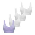 thumbnail image 1 of JIUKE Sports Bras for Women High Support Racerback Seamless Bra Workout Wireless Yoga Bras 4-Pack, 1 of 5