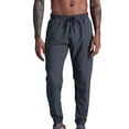 thumbnail image 1 of JIUKE Sweatpants for Men Drawstring High Waisted Tapered Joggers Lightweight Workout Trackpants with Pockets, 1 of 5