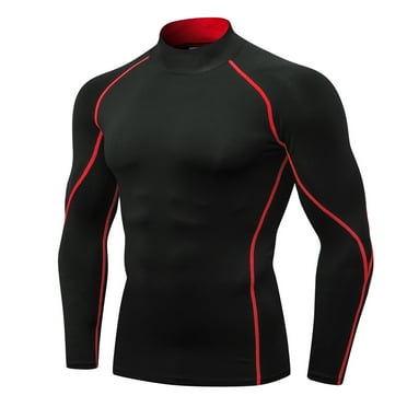 JIUKE Sweatshirts for Men Long Sleeve Athletic Quick Drying Undershirts Slim Fitted Gym Workout T-Shirts