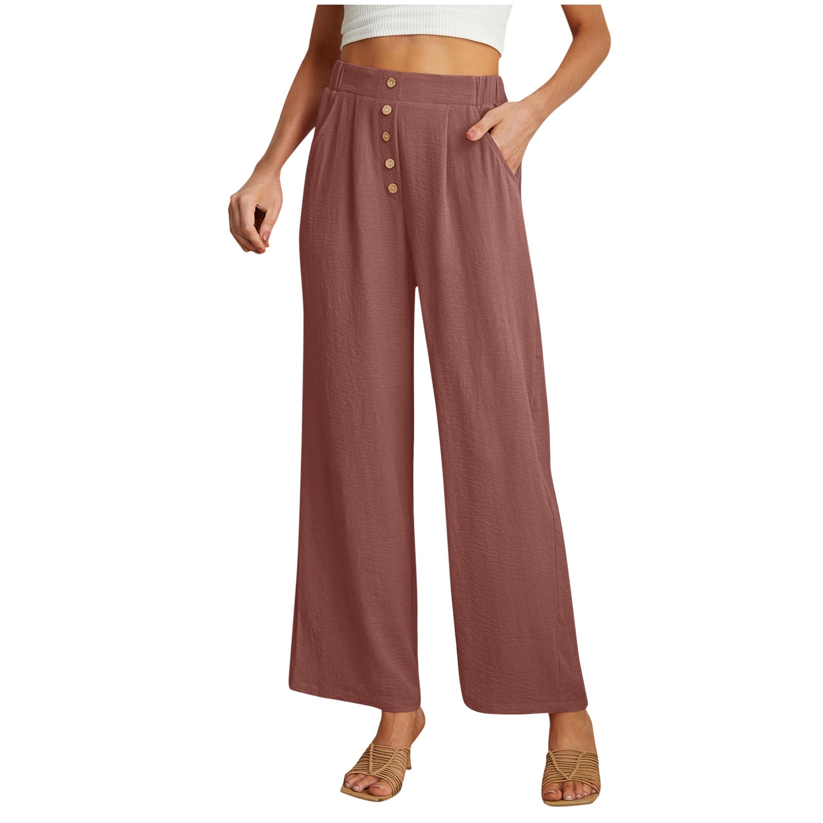 JIUKE Wide Leg Pants for Women High Waisted Work Business Casual Dressy