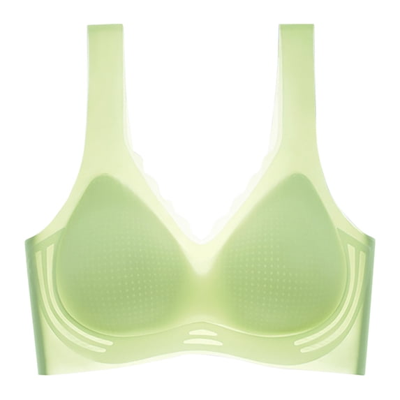 JIUKE Wireless Bras for Women Seamless Full Coverage Push up Bras Comfortable Basic Soft T-Shirt Bra