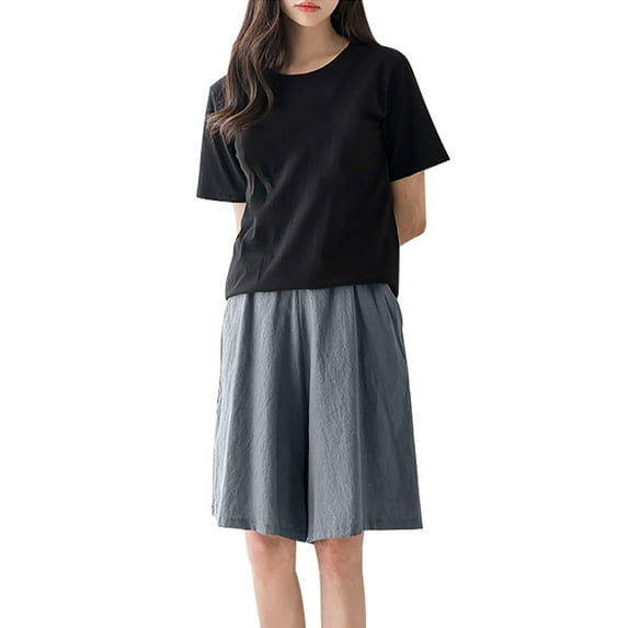 JIUKE Women Lounge Shorts Elastic High Waisted Drawstring Summer Beach Lightweight Shorts with Pockets