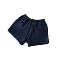 thumbnail image 1 of JIUKE Women Shorts Elastic High Waisted Lightweight Drawstring Summer Beach Lounge Shorts with Pockets, 1 of 4