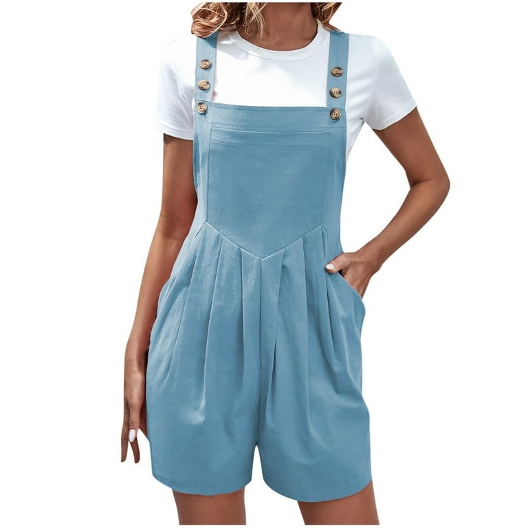 Casual Simplicity Solid Pocket Loose Jumpsuits Casual Simplicity Solid Pocket Loose Jumpsuits