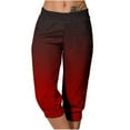 thumbnail image 1 of JIUKE Womens Capri Pants High Waisted Drawstring Cropped Sweatpants Running Gym Baggy Jogger Capris with Pockets Size XXL, 1 of 6