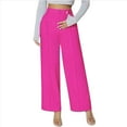 thumbnail image 1 of JIUKE Womens Pants Casual High Waisted Wide Leg Pants Dressy Baggy Solid Color Work Office Trousers Size M, 1 of 4