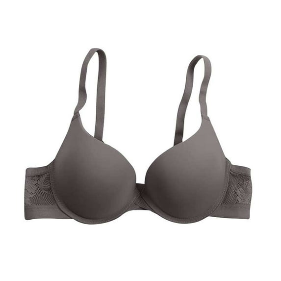 JIUKE Womens Push up Bras No Underwire Full Cleavage Liftup Bra Seamless soft everyday Bras Green 36/80