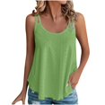 thumbnail image 1 of JIUKE Womens Tank Tops Eyelet Sleeveless Spaghetti Strap Scoop Neck Loose Fitted Casual Flowy Shirts, 1 of 6