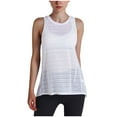thumbnail image 1 of JIUKE Workout Tank Tops for Women Hollow out Crewneck Sleeveless Open Back Lightweight Quick Dry Yoga Top, 1 of 9