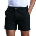 thumbnail image 1 of JIUKU Mens Shorts Casual Cotton Linen Elastic Waist Shorts with Pocket Daily Wear Walking Summer Shorts, 1 of 8