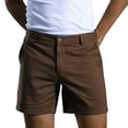 thumbnail image 1 of JIUKU Mens Shorts Casual Cotton Linen Elastic Waist Shorts with Pocket Daily Wear Walking Summer Shorts, 1 of 7
